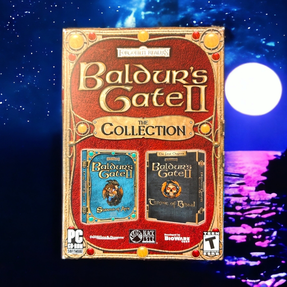 BALDUR'S GATE II The Collection Box Video Game Set - PC
